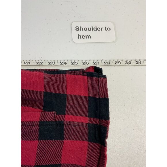 Duluth Trading  Lined LG Buffalo Plaid Snap Shirt‎ Jacket Heavy Shacket coat - Picture 6 of 11